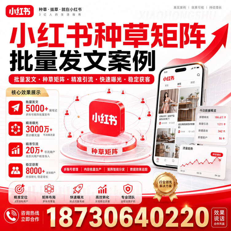 宜春小红书种草矩阵批量发文案例